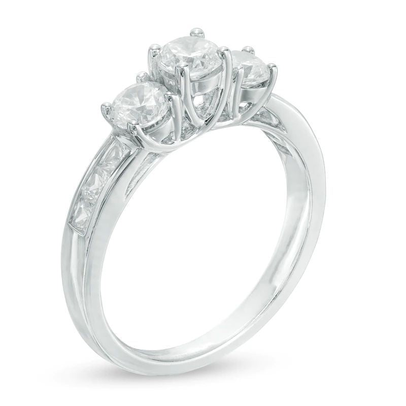 1-1/2 CT. T.W. Diamond  Engagement Ring in 14K White Gold