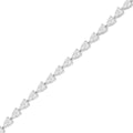 Diamond Line Bracelet 5 ct tw Pear-Shaped 14K White Gold 7.25&amp;#8243;