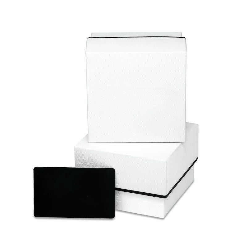 Collection 3 CT. T.W. Diamond Inside-Out Hoop Earrings in 10K White Gold