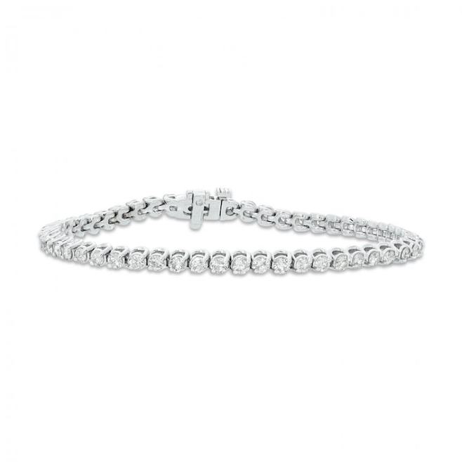4 CT. T.W. Diamond Tennis Bracelet in 10K White Gold
