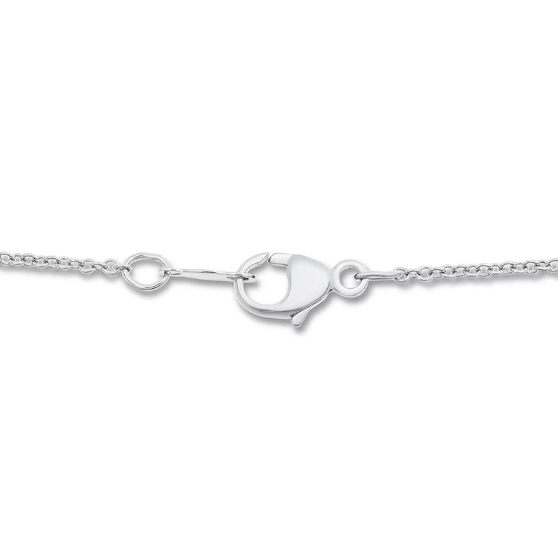 &amp;#8220;Mommy&amp;#8221; Necklace 1/6 ct tw Diamonds Sterling Silver 17&amp;#8243;