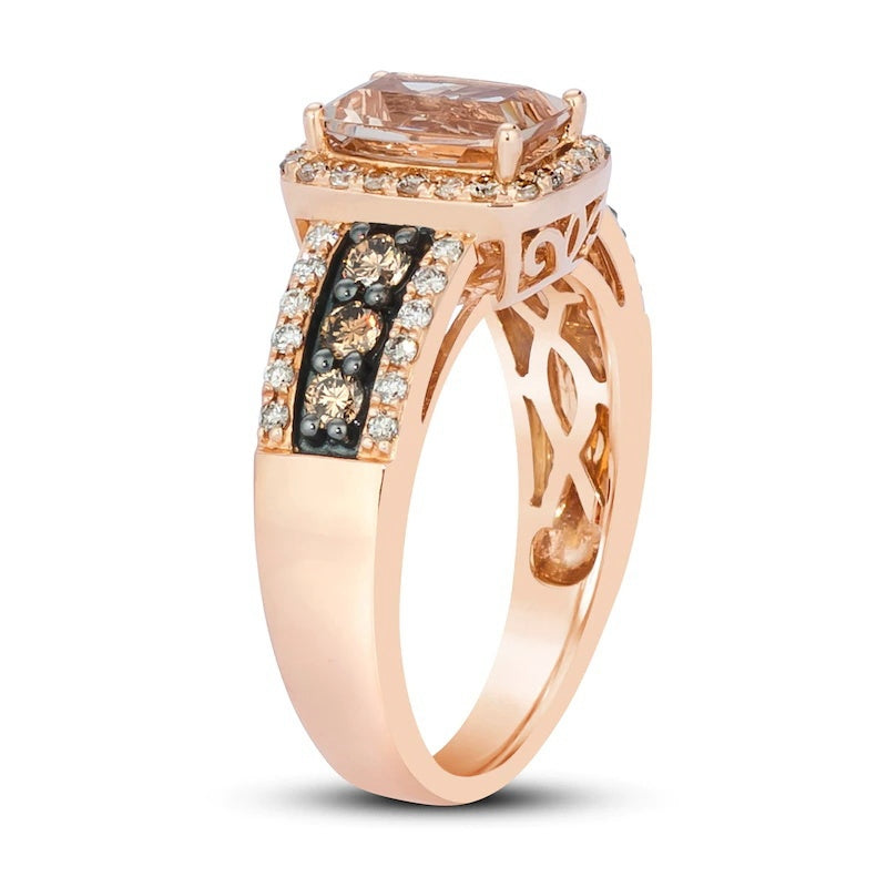 Ring 5/8 ct tw Diamonds 14K Strawberry Gold