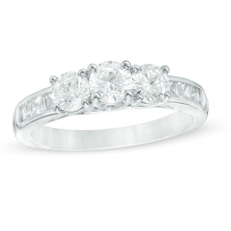 1-1/2 CT. T.W. Diamond  Engagement Ring in 14K White Gold