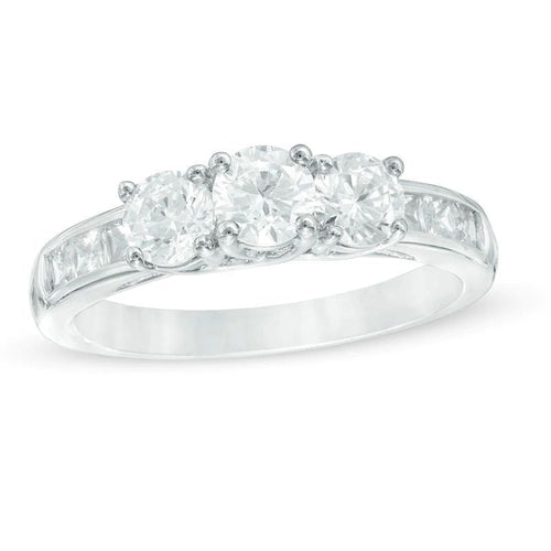 1-1/2 CT. T.W. Diamond  Engagement Ring in 14K White Gold