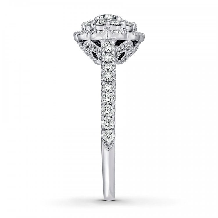 Engagement Ring 1 ct tw Diamonds 14K White Gold