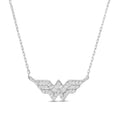 1/10 CT. T.W. Diamond Symbol Necklace in Sterling Silver