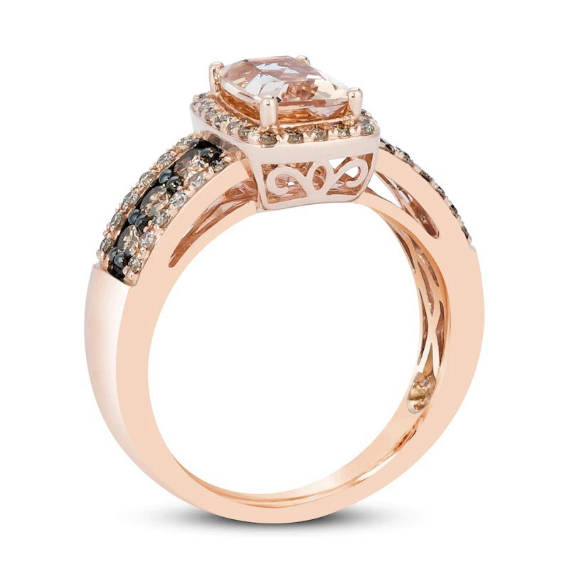 Ring 5/8 ct tw Diamonds 14K Strawberry Gold