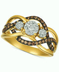 Diamond Ring (3/8 ct. t.w.) in 14k Rose Gold (Also Available in Two-Tone White &amp;#038; Yellow Gold or White Gold)